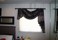Drapery Rod with Swag and Jabot