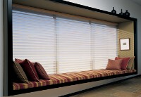 Silhouettes with Ultraglide and upholstered bench cushion.